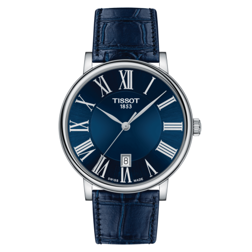 Tissot Carson Premium Quartz 40 Stainless Steel / Blue / Strap